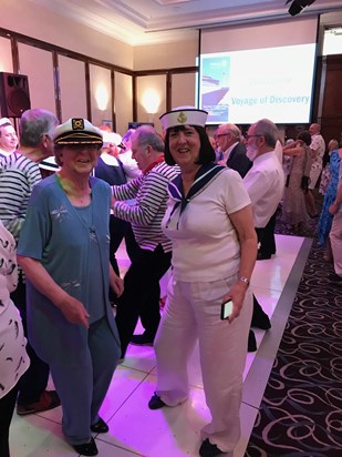 Olive dancing the night away at Rotary District Conference 2018