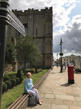A sunny day in Bury St Edmunds 2019