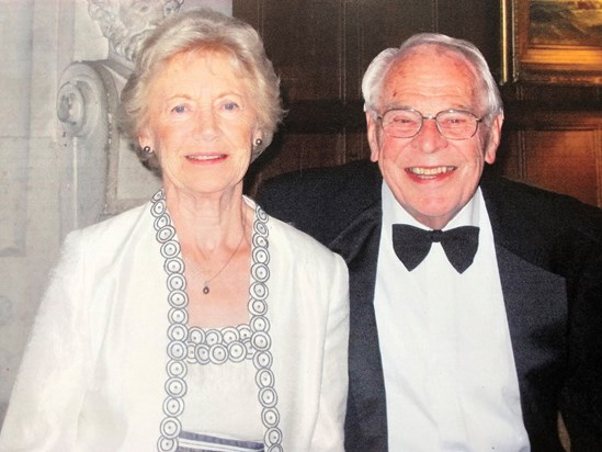A fabulous photo of Mum and Dad celebrating her 80th Birthday