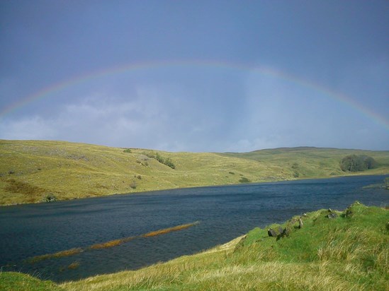 Reckon you & mum sorted those rainbows out for us. Happy times with good friends. X