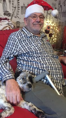 Grampy with his Doggo 🐶 Bella will miss you x 💔