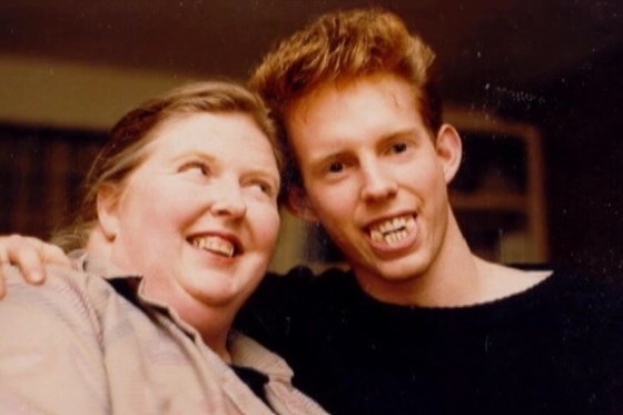 me fangs and mom