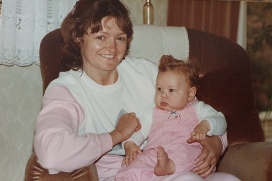  A young photo of mum around 1986/7