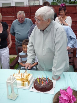 George at his 75th Birthday Party