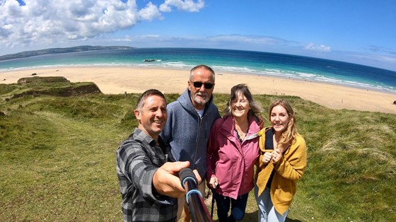 Family time in Cornwall with Darren & Gemma  