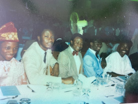 Dr Femi with friends