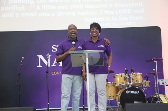 Dr Femi & His Wife at the Strong Nation launch