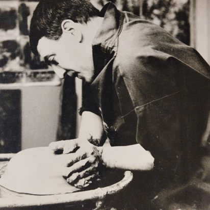 The potter at work. Graham Eccles 1927 - 2023