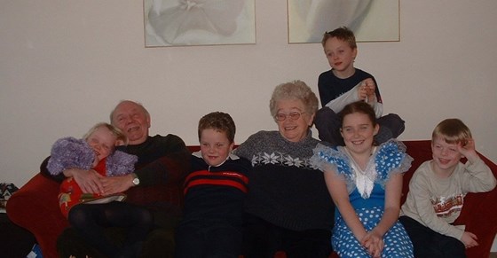 With the 'little ones' - Dec 2005