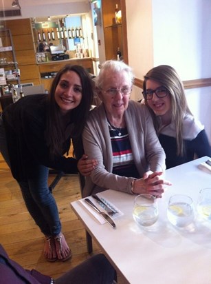Betty with her 2 Grandaughters Daniella & Anna