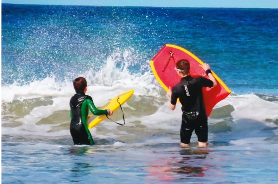 Surfing with Reuben 