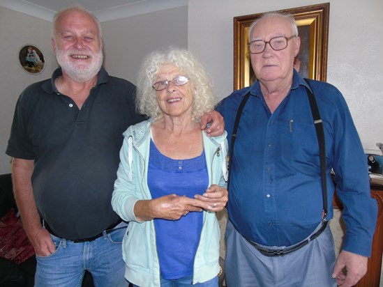 Mike with brother Simon & sister Maggie