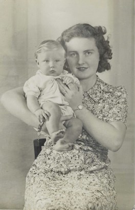 Mike with his mother, Doreen