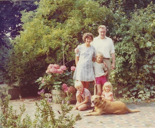 The Beaver Family including Pete, the dog