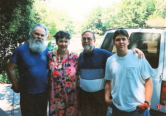 Godparents Nola & David with Robert Chase (1998)