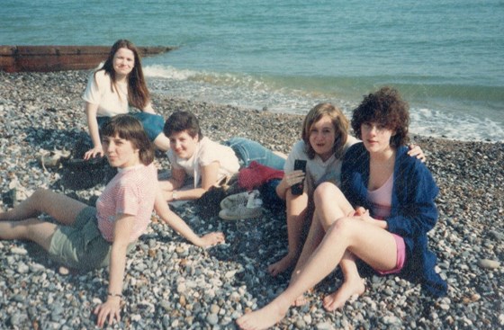Juliet, Moira, Debbie, Alison and Letitia '84