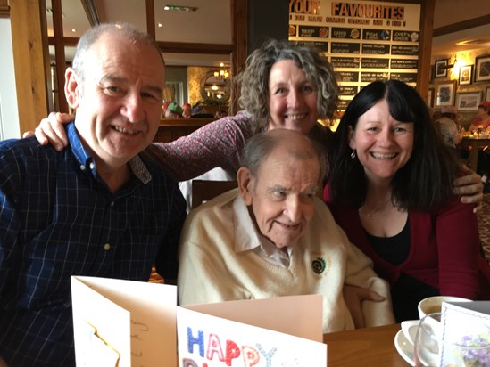79th birthday lunch - with Mark, Ree & Pat