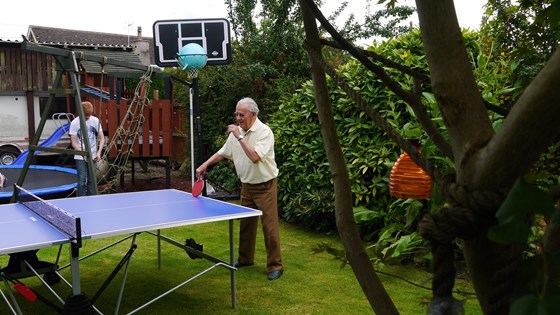 Loves a game of table tennis