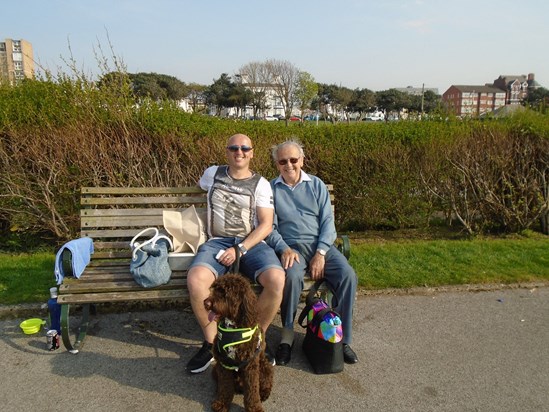 Happy Birthday Pop. Remembering this day out in Southport. Love and miss you xx 
