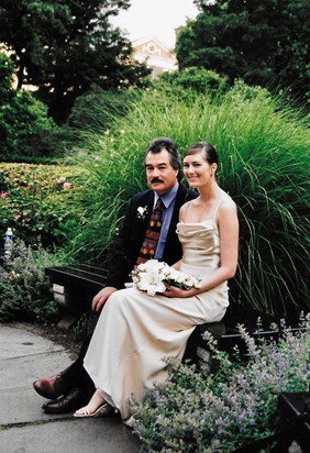  2001 Dad + KR Wedding Day 