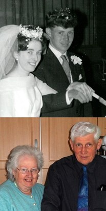 Wedding day & 50th Anniv