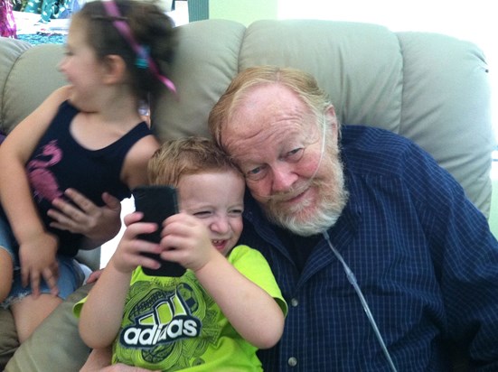 Zachary loved spending time with his Grandad