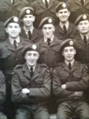 Dad, doing his National Service in ????