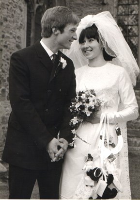 One of our favourite wedding pics 04/03/1967