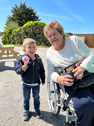 Mum and grandson Jacob