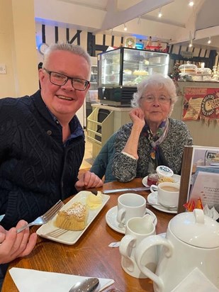 One of her favourites the Tiptree Jam cafe