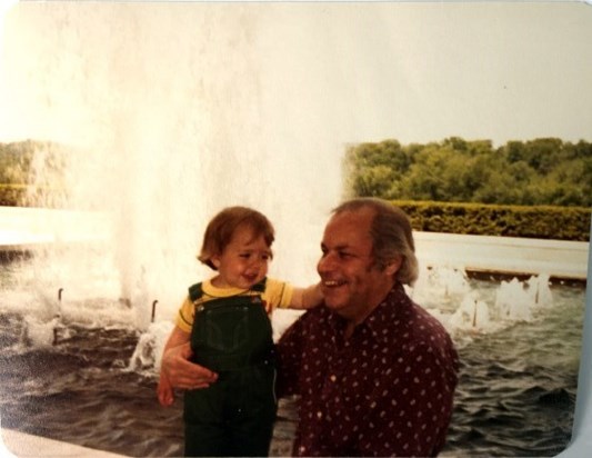 Marty at the Niagara Falls with his son