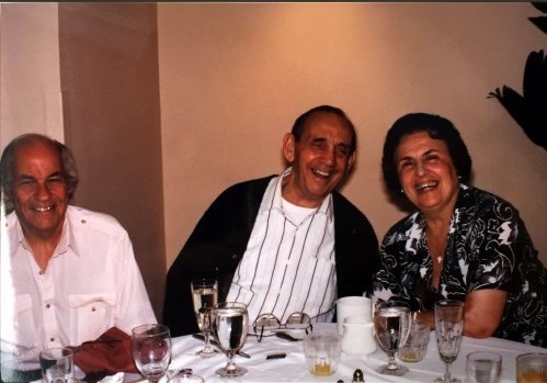 Marty with his friends, Tony and Anne