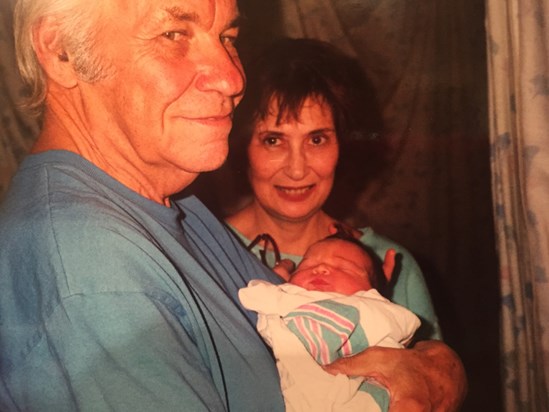 Marty with Gloria and his grandson