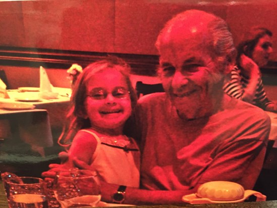 Marty with his granddaughter, Julia