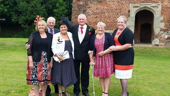 Lovely family picture. Mum, Dad, Auntie Rita, Uncle Brian, Auntie Margaret and my cousin Karen