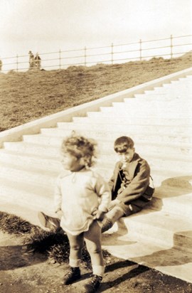 Mum and Uncle Gordon, Aberdeen 1930 or so