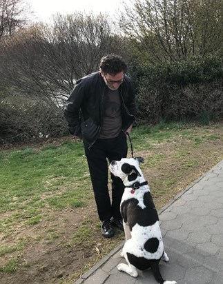 Karl and Rockit in Prospect Park