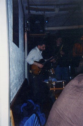 Karl Wenninger's Wake Up Call, Cornelia Street Café, April 6th, 2000 – Karl, Joel Frahm, Arun Luthra