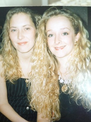 Me & Donna in our teens x