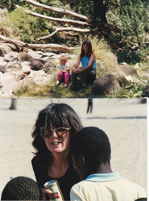 Lesotho (top) and Botswana 1988