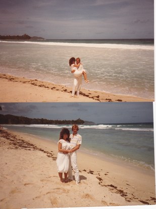 Wedding day 29 May 1985
