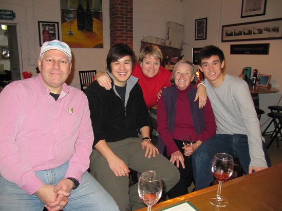 Jan with family - 2009
