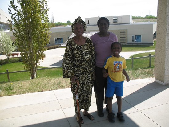 Mama with the Adebayo Adebowale Family