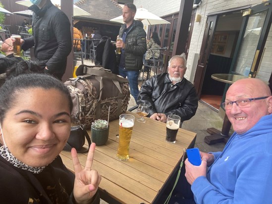 Neil, Ebonie and me in oxford