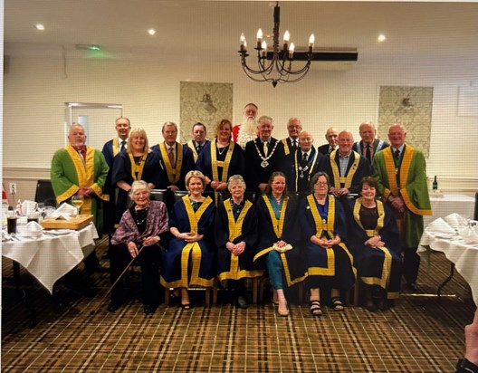 Neil at the Shrewsbury Gild Freemen Dinner April 2019 