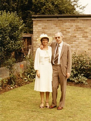 1974 - in our garden at Buckden