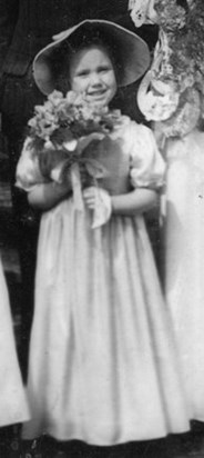 1946 - Bridesmaid for Cousin Iris