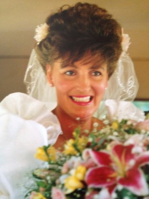Our gorgeous Yvonne on her wedding day