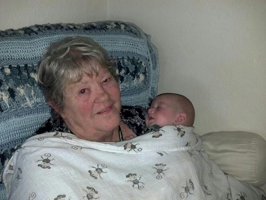 Grandma and Josiah in October 2012. He was 4 months old here