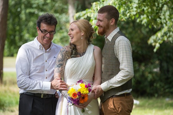 Simon, Erika and Ben at Erika & Ben's Wedding